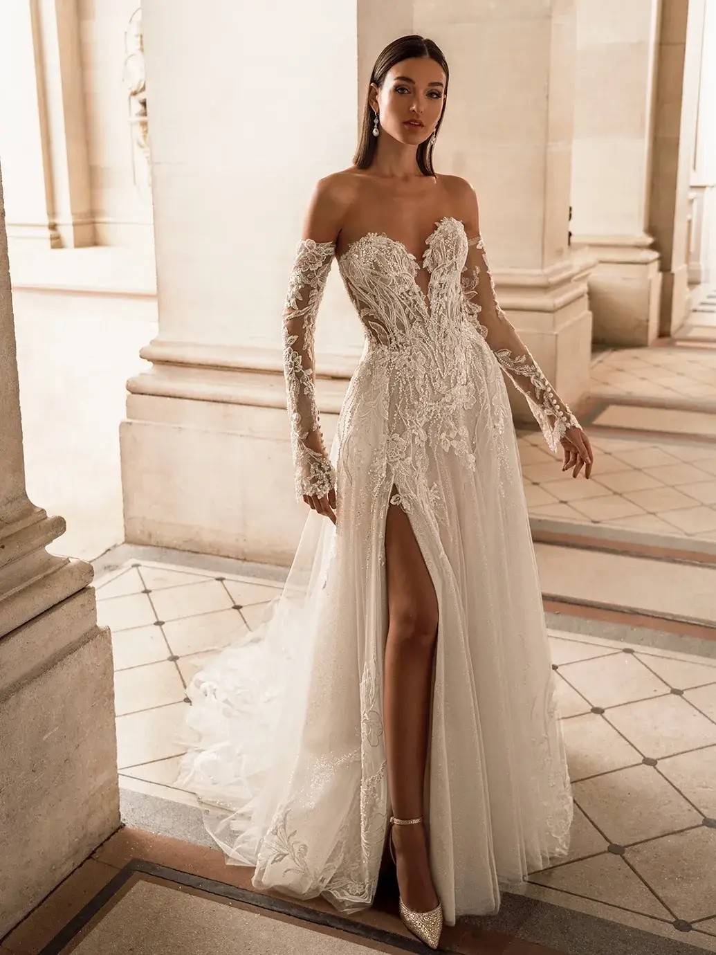 Say ‘I Do’ to Romance: Stunning Bridal Gowns for Your Valentine’s Day Wedding Image
