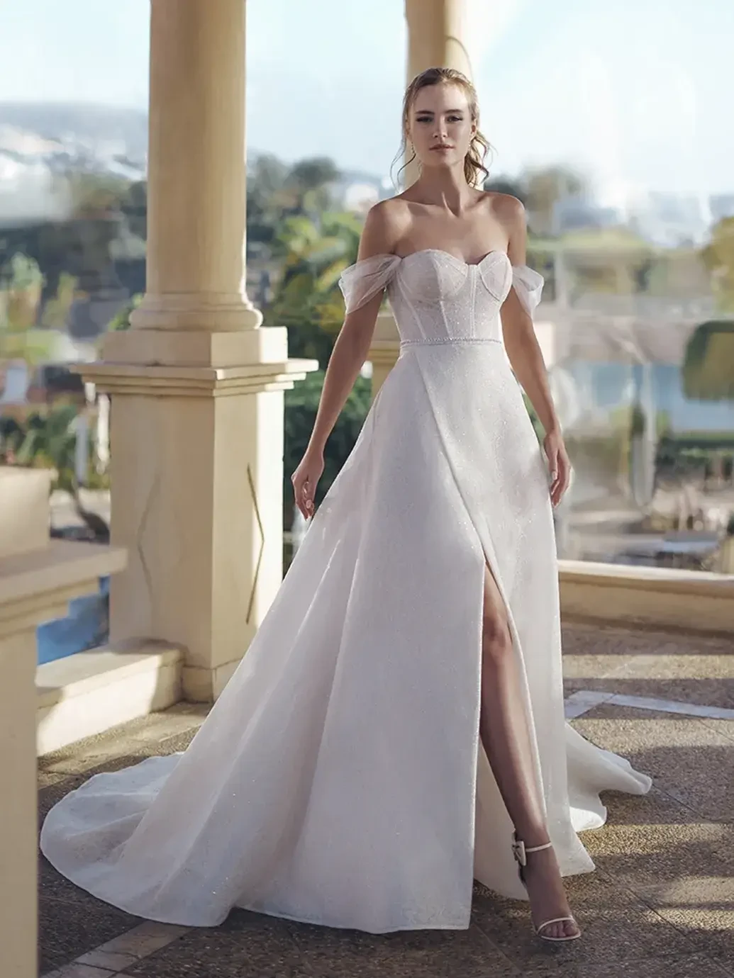 Detachable Elements: Transform Your Bridal Look with Sleeves and Overskirts Image