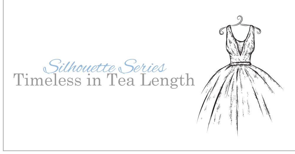Silhouette Series Timeless in Tea Length. Desktop Image