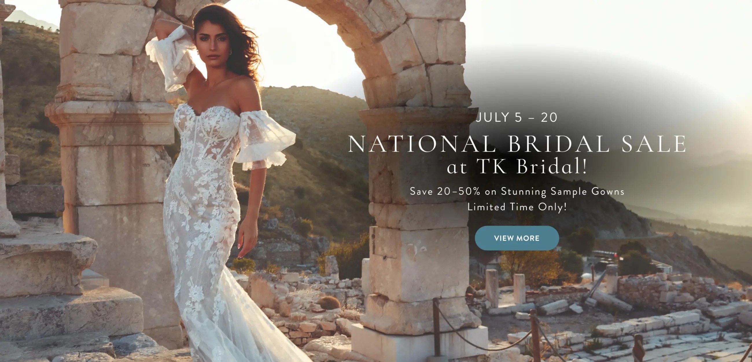 National Bridal Sale Desktop