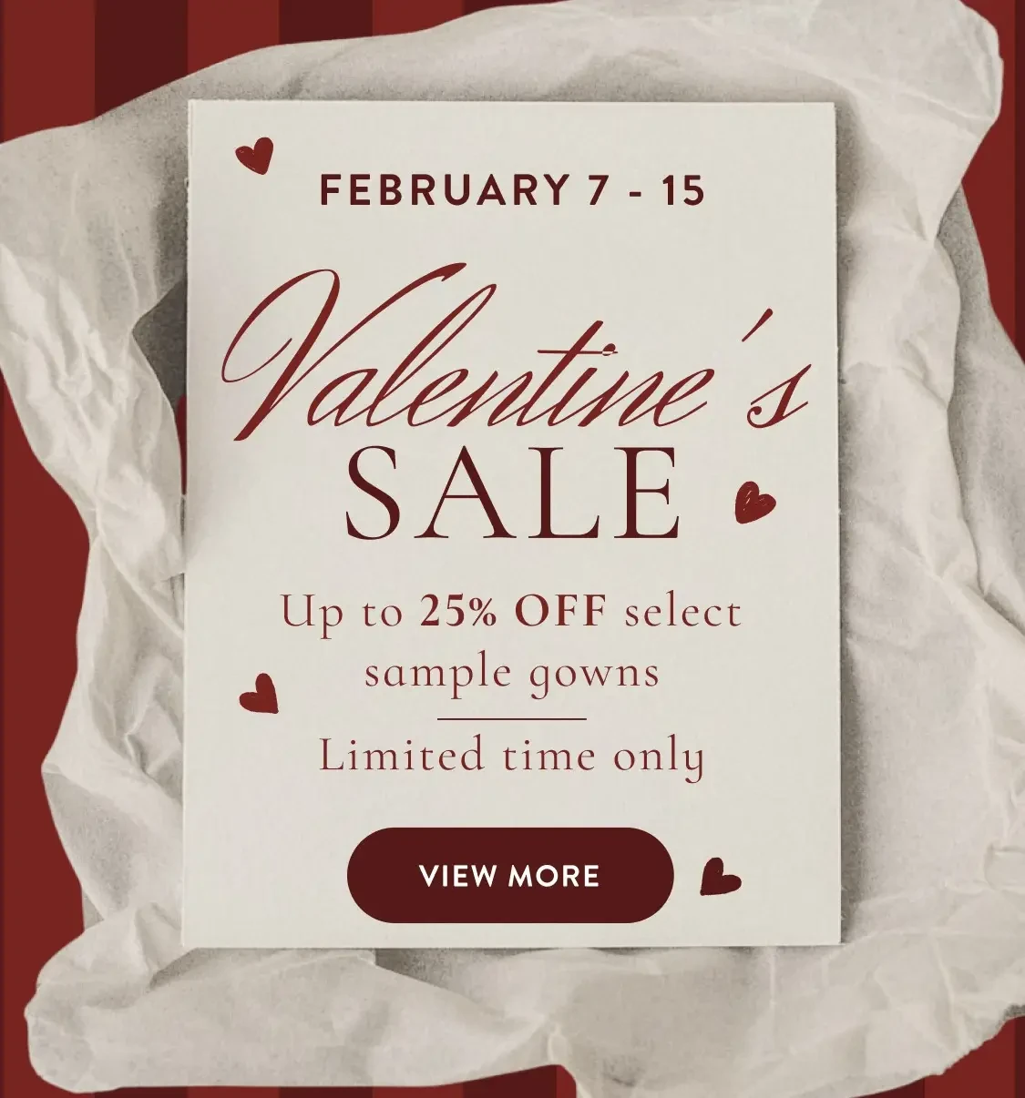 Valentine's Sale Event
